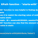 Xpath function starts-with